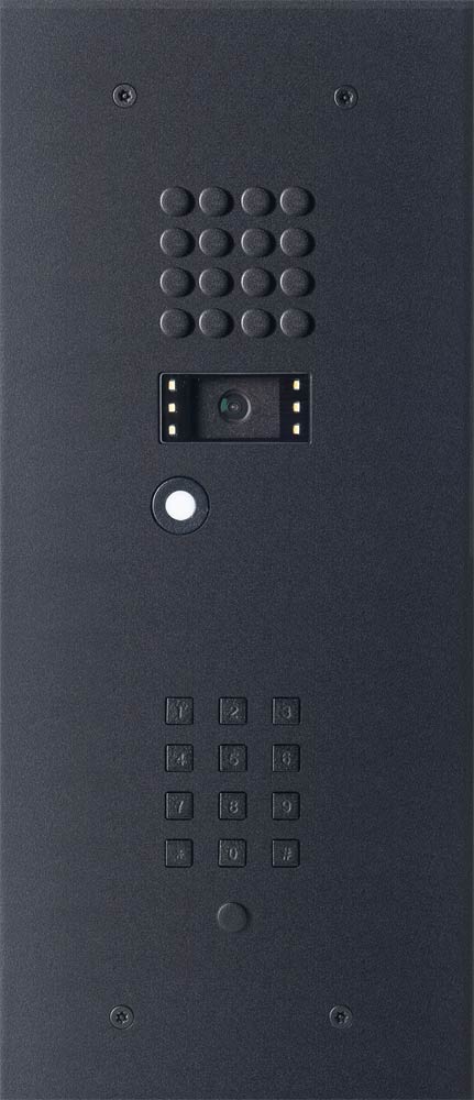 Wizard Bronze Black IP 1 button small keypad and color cam